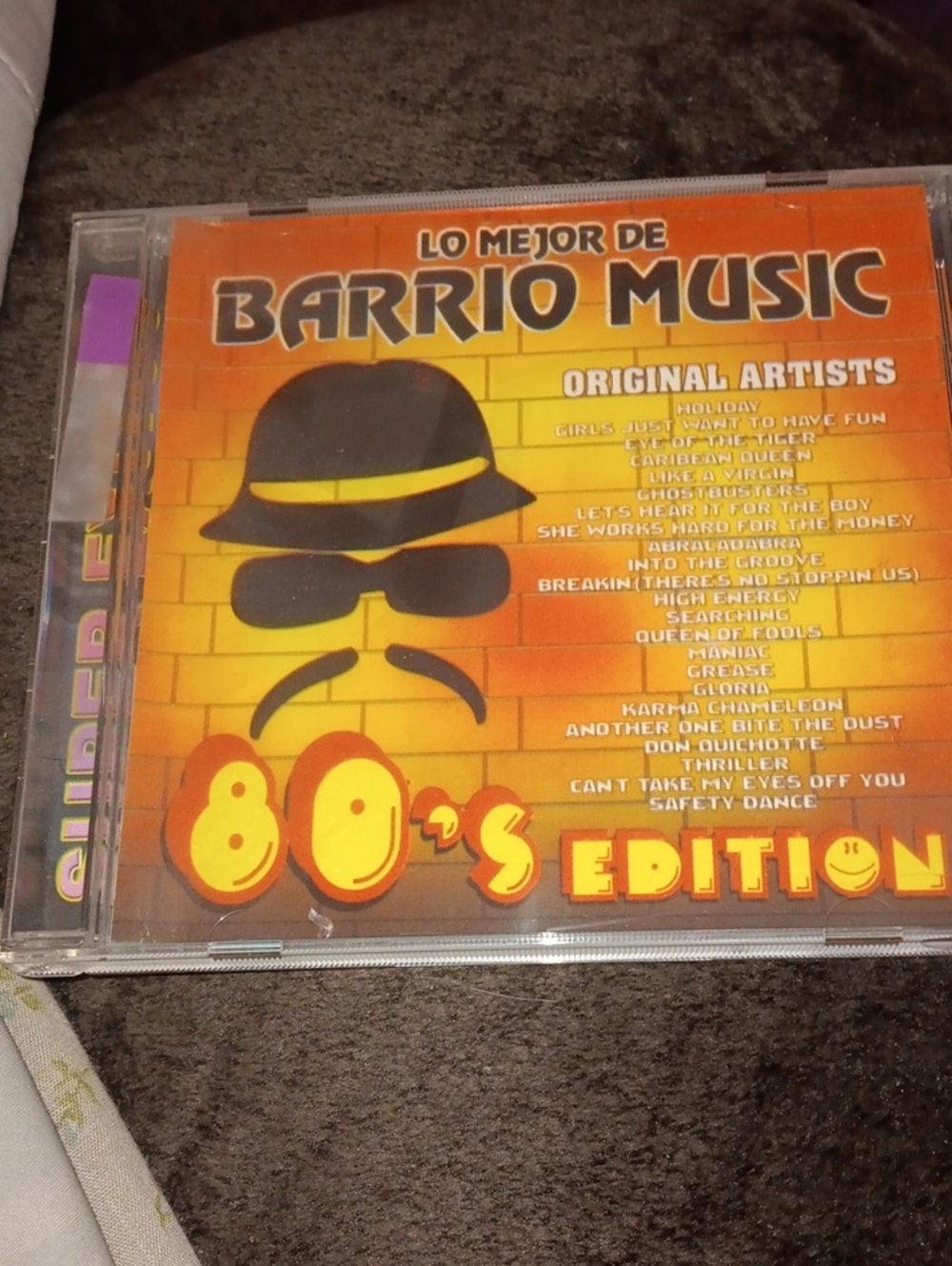 Lo Mejor de Barrio Music 80's Edition CD - Orange/Yellow Artwork